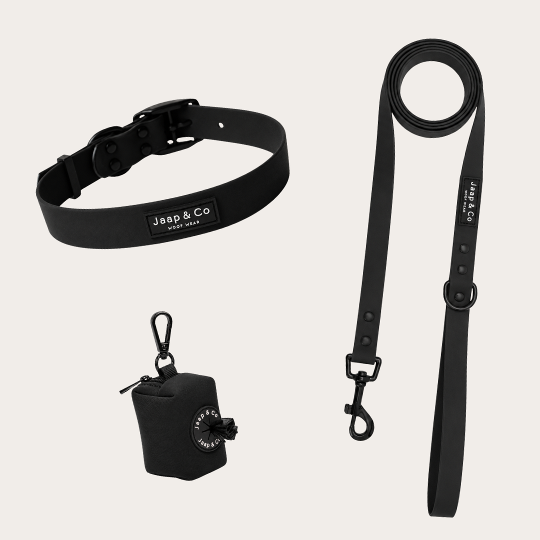 Black Paws Waterproof - Set Halsband