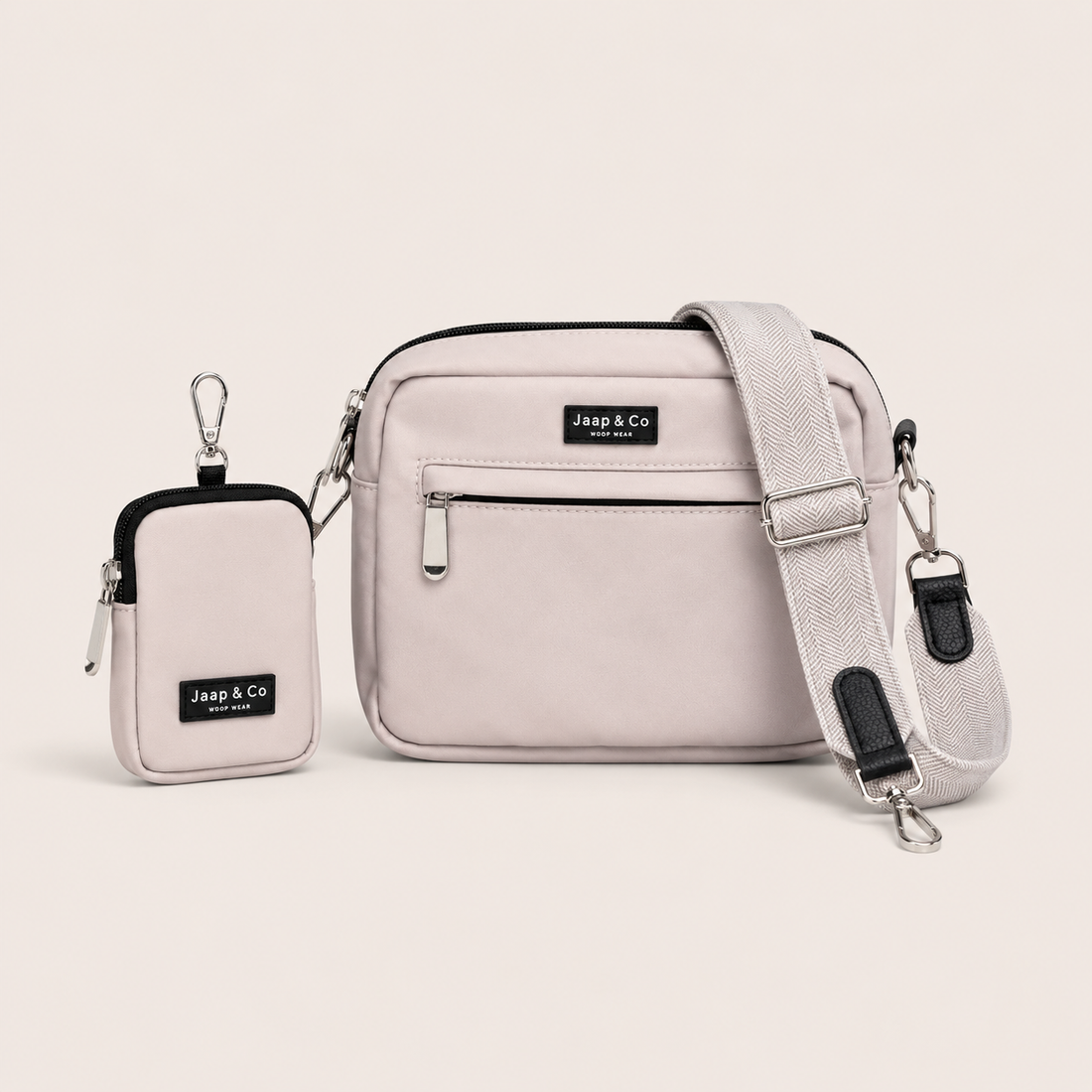 Dog Walking Bag - Beige Classic Beige