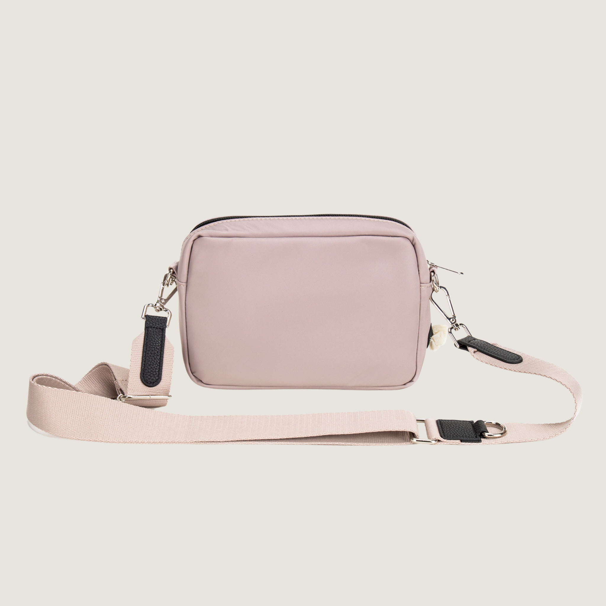 De achterkant van de Jaap & Co Latte Machiato dogmom bag