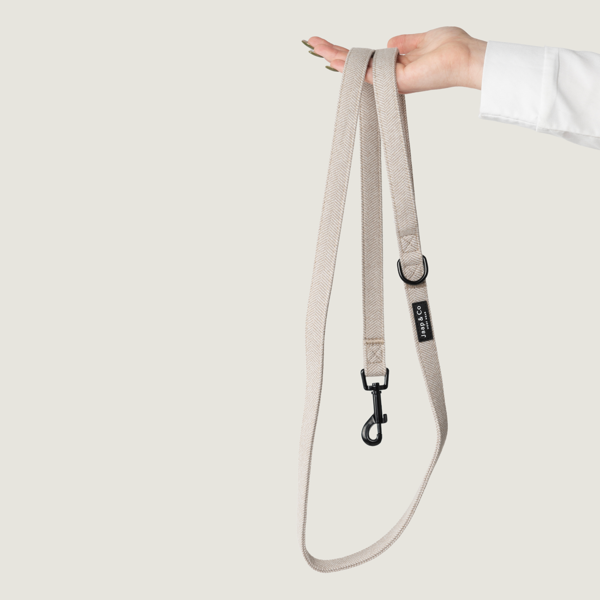 Classic Beige hondenriem van Jaap & Co