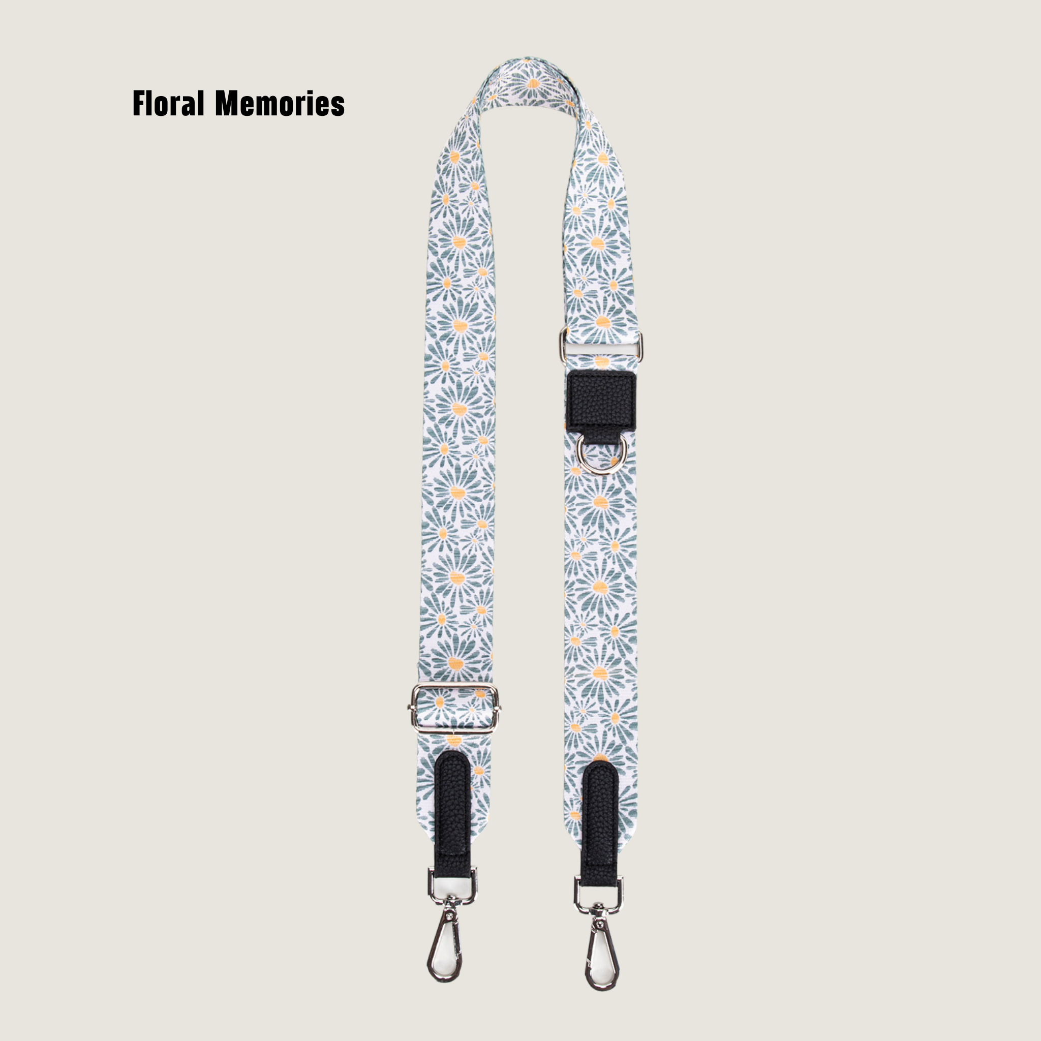 Floral Memories strap voor onze Dogmom Bag, de strap is verwisselbaar – matchend met Jaap & Co hondenaccessoires