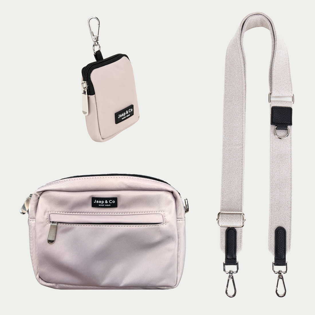 Latte Machiato Dogmom Bag - Classic Beige Strap