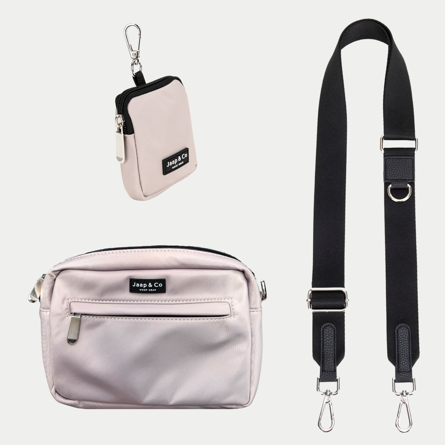 Latte Machiato Dogmom Bag - Classic Black Strap