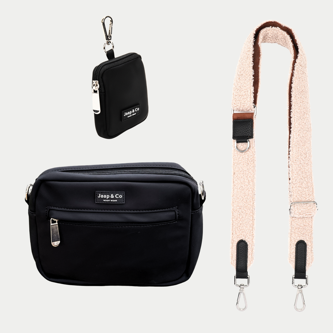 Classic Black Dogmom Bag - Soft Season Strap