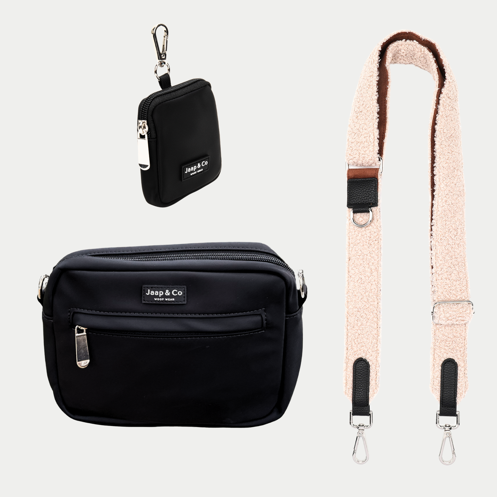 Classic Black Dogmom Bag - Soft Season Strap