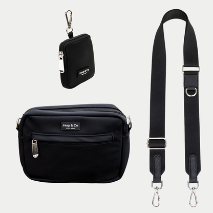 Classic Black Dogmom Bag - Classic Black Strap