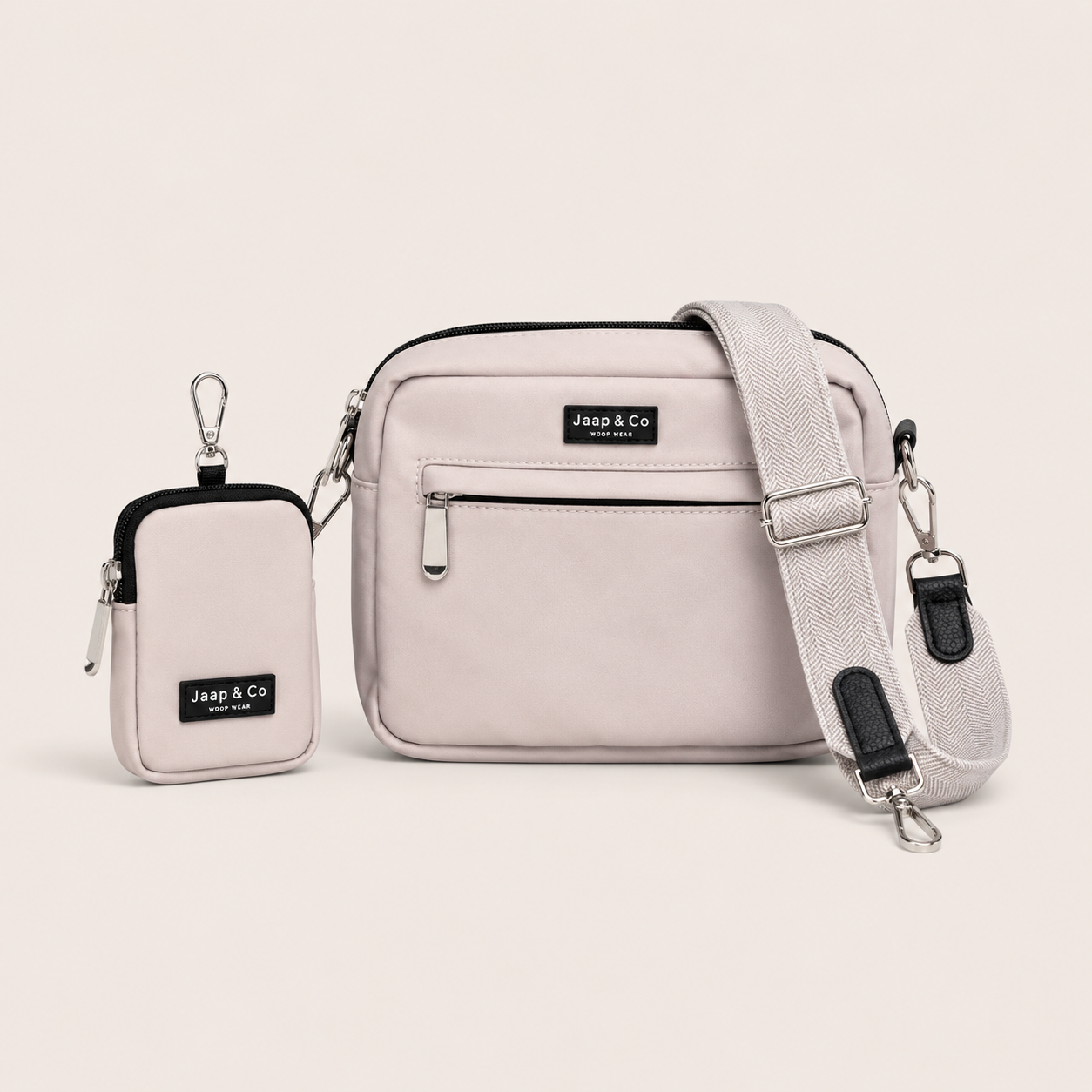 Dog Walking Bag - Beige Classic Beige