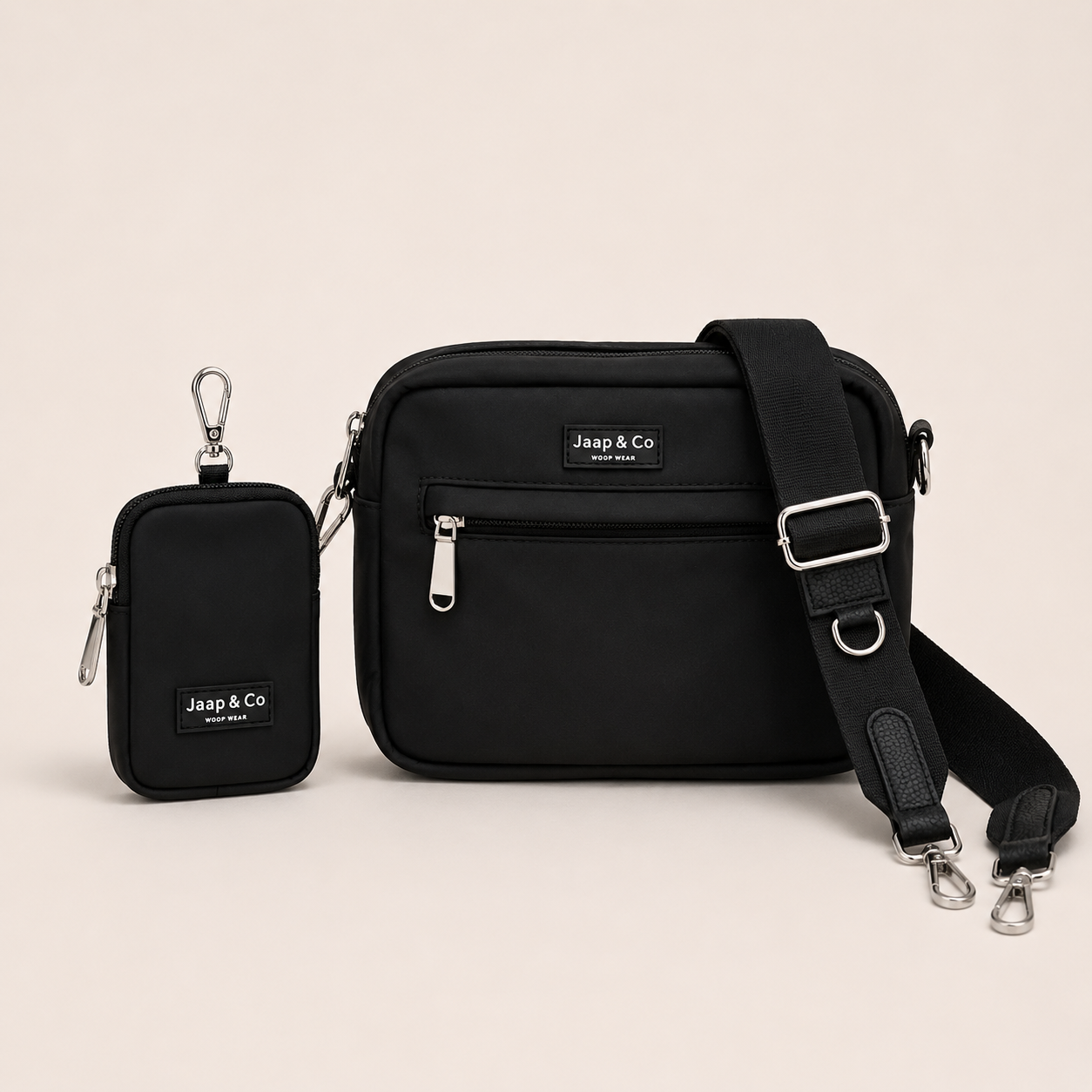 Dog Walking Bag - Zwart Classic Black