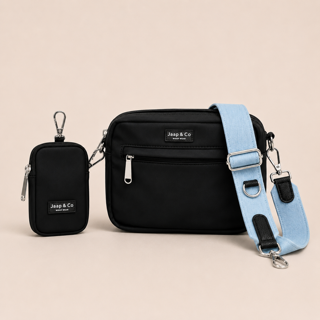 Dog Walking Bag - Zwart Denim Days