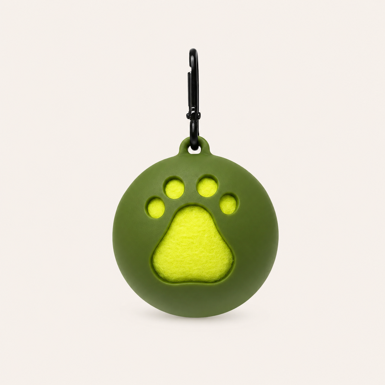 Groene Tennisbalhouder