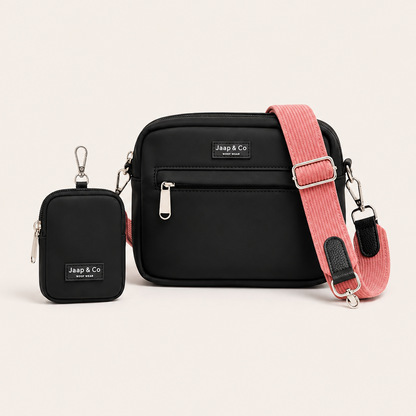 Dog Walking Bag - Zwart Golden Trails