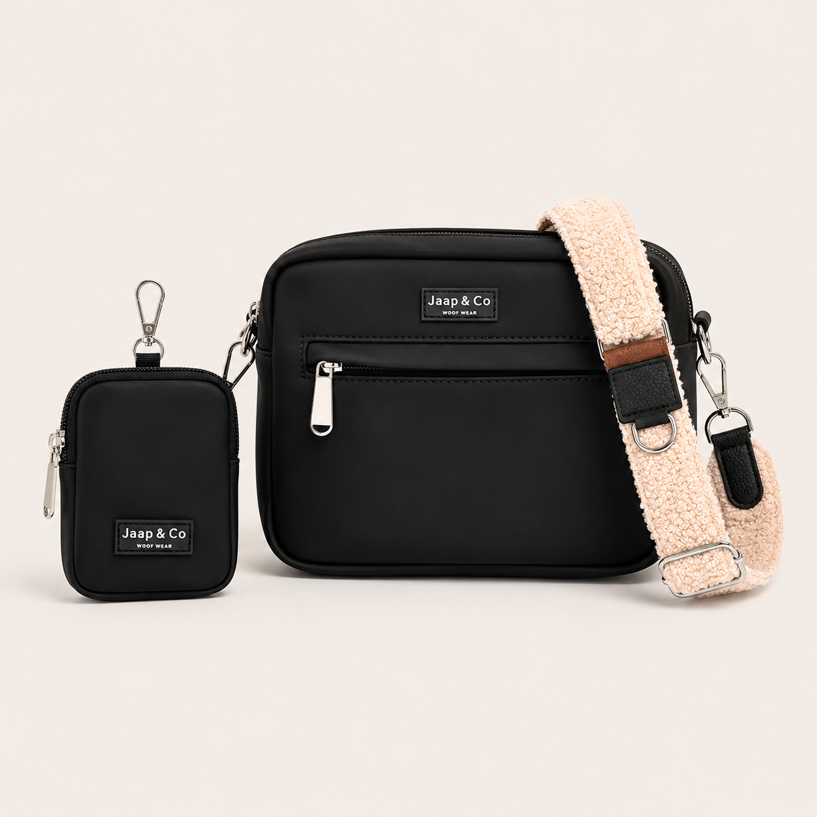 Dog Walking Bag - Zwart Soft Season