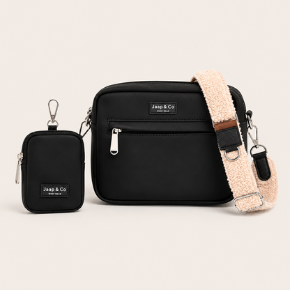 Dog Walking Bag - Zwart Soft Season