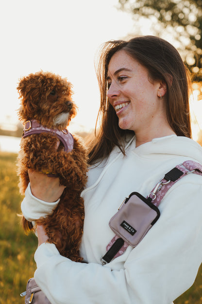 Verstelbare Schouderband voor Dog Walking Bag - Rosé Dusk