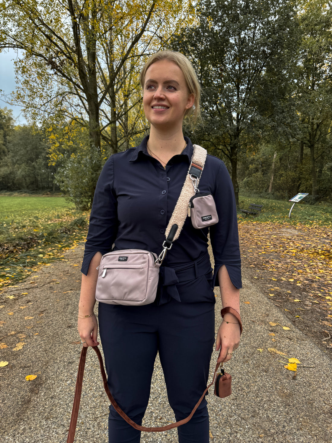 Latte Machiato Dogmom Bag - Soft Season Strap