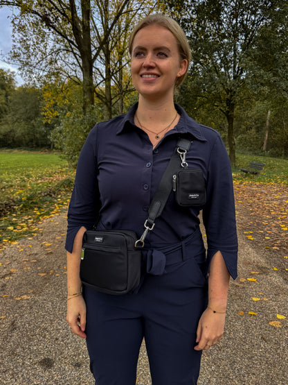 Classic Black Dogmom Bag - Classic Black Strap