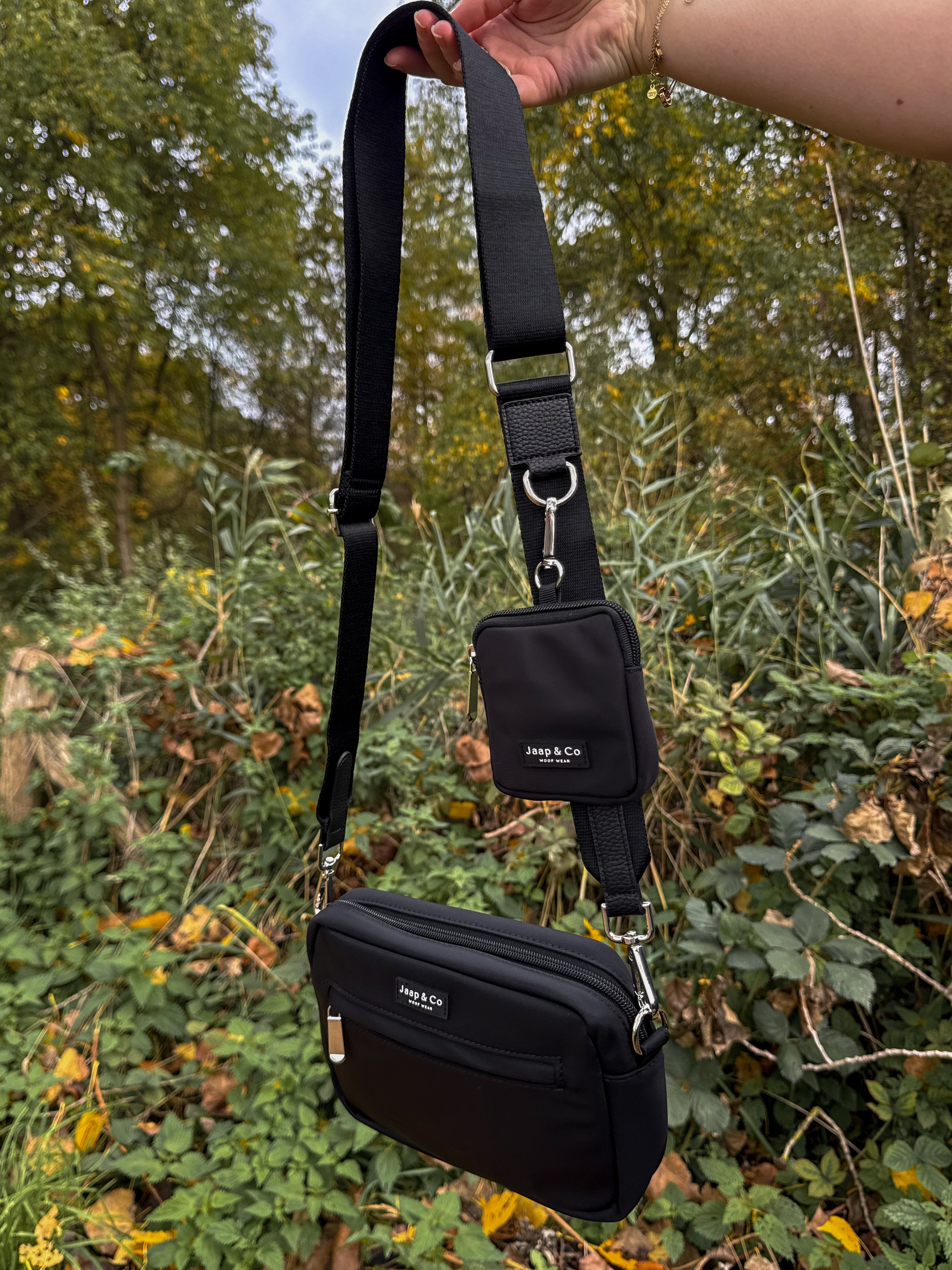 Classic Black Dogmom Bag - Classic Black Strap