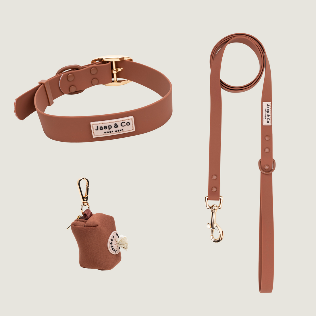 Mocha Mousse Waterproof - Set Halsband