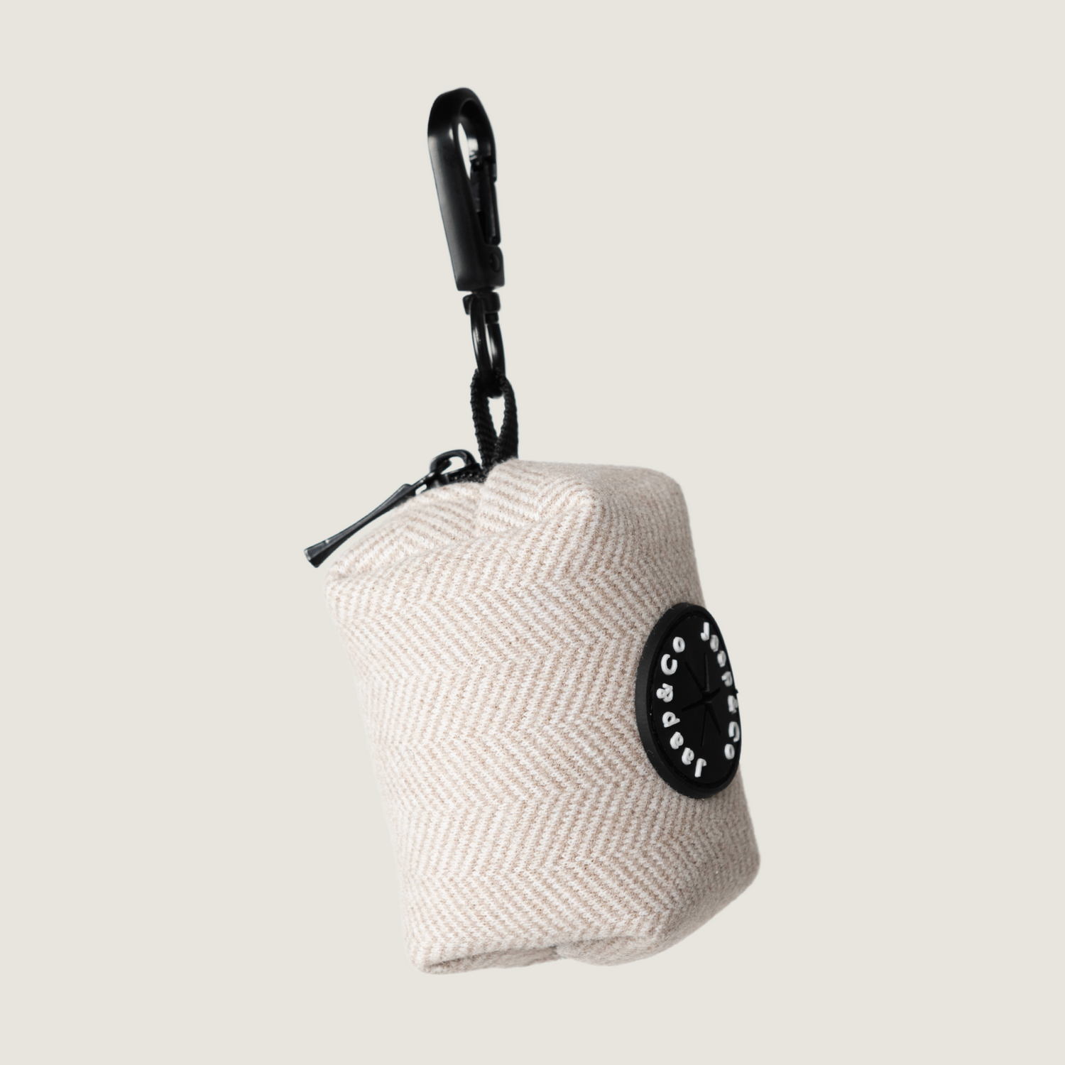 Jaap &amp; Co poepzakjeshouder uit de Classic Beige collectie – stijlvol en neutraal ontwerp voor dagelijks gebruik.