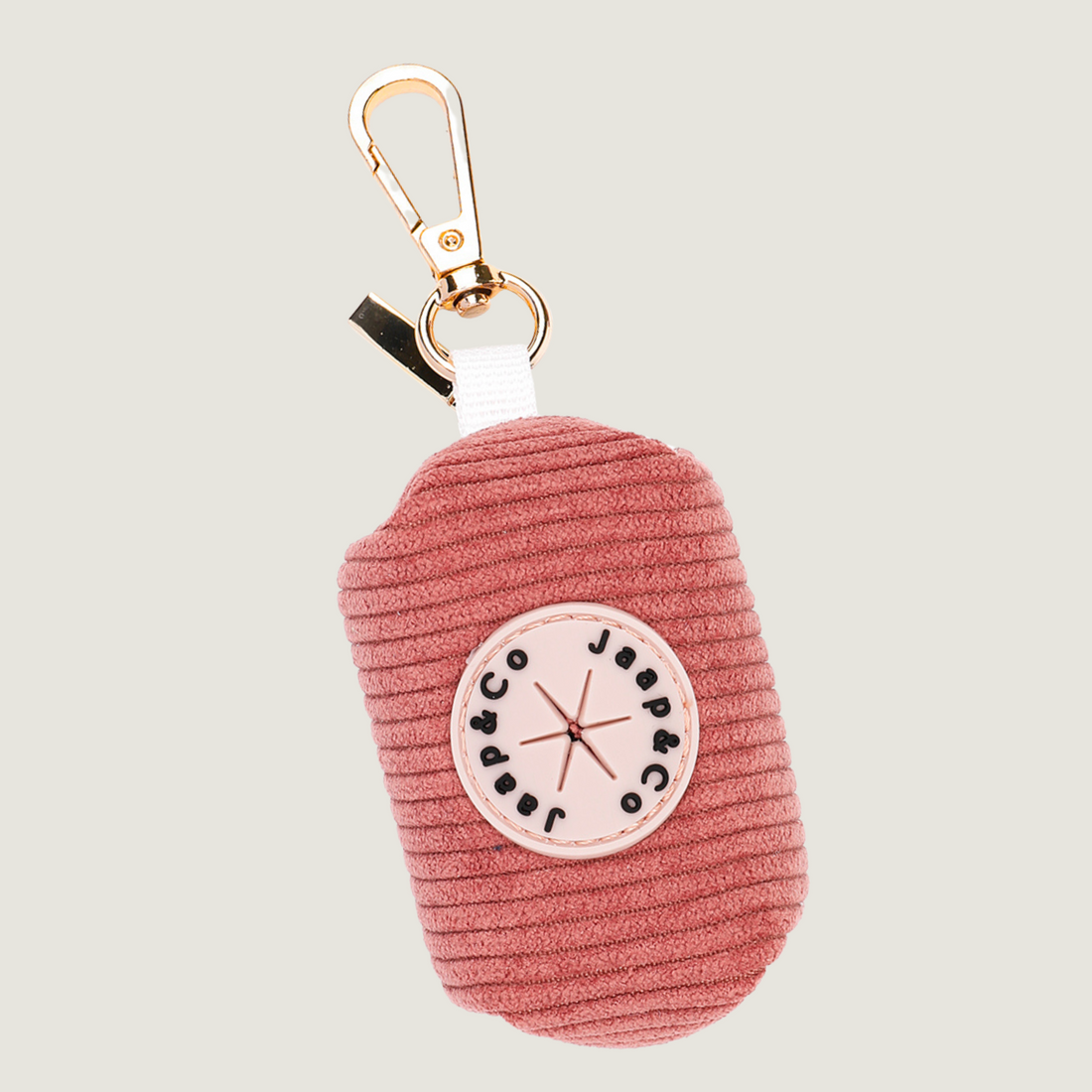 Poepzakjeshouder in corduray stof van de Jaap & Co Golden Trail collectie