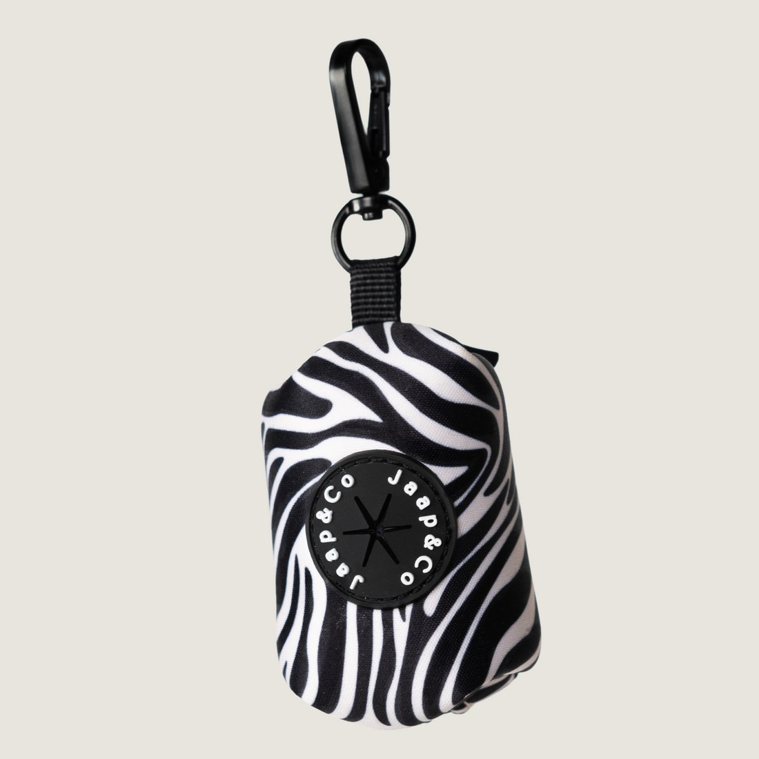 Zebra Chic poepzakjeshouder met van Jaap & Co – handig en stijlvol voor onderweg.