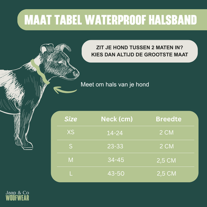 Black Paws Waterproof - Set Halsband