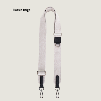 Classic Beige strap voor onze Dogmom Bag, de strap is verwisselbaar – matchend met Jaap &amp; Co hondenaccessoires