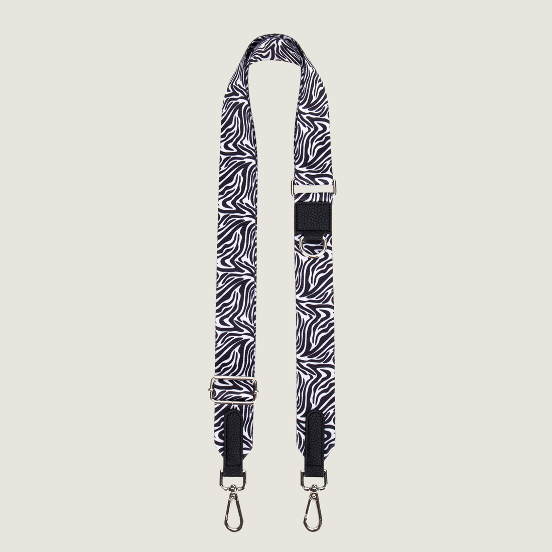 Zebra Chic strap voor Dogmom Bag – verstelbare schouderriem en matchend met hondenriem, halsband en tuigje van Jaap & Co